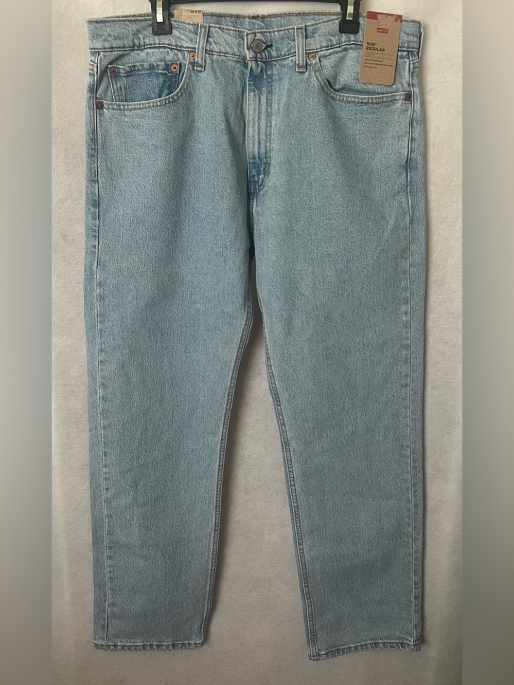 Levi's 505 Regular Stretch Straight Leg Jeans Waist 36 x 32 NWT